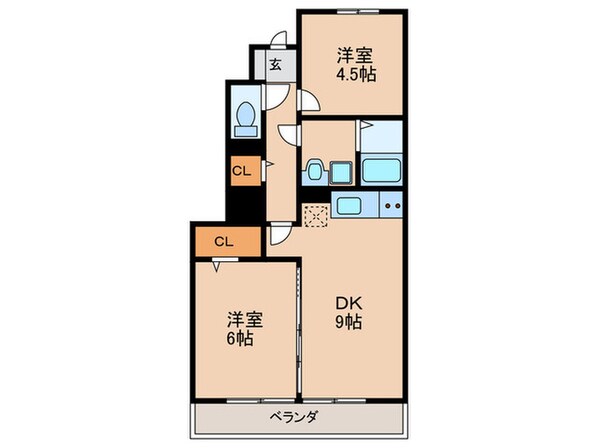 アルボルモニアⅢの物件間取画像